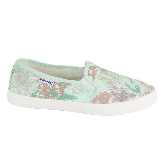 Espadrile dama comode cu imprimeu C151-V, Culoare (12): Verde, Marime (12): 35 - - Roveli