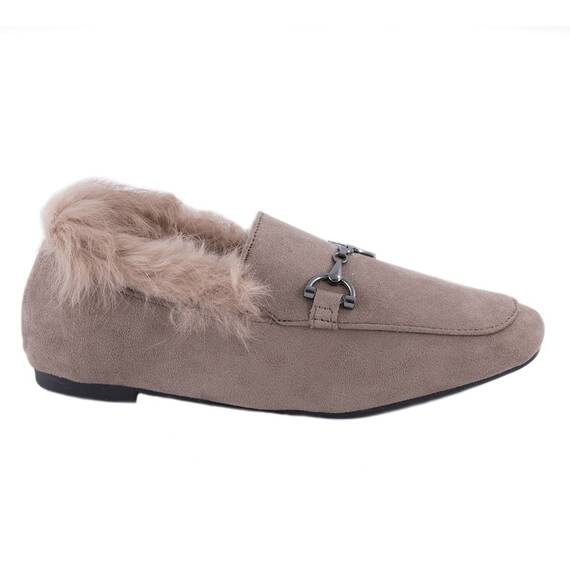 Mocasini de dama imblaniti AB8162-KAKI, Culoare (12): Kaki, Marime (12): 37 - - Roveli