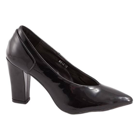 Pantofi de dama cu toc 51516N-PT, Culoare (12): Negru, Marime (12): 39 - - Roveli