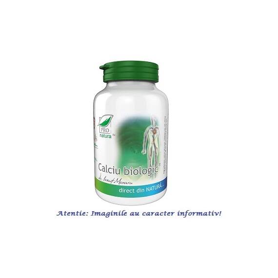 Calciu Biologic 60 capsule Pro Natura - - Roveli
