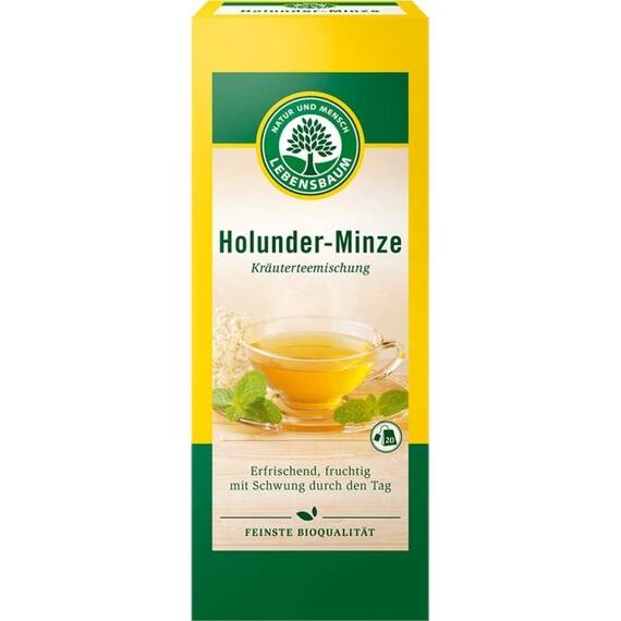 Ceai de soc cu menta bio 30g Lebensbaum - - Roveli