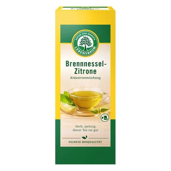 Ceai de urzica si lamaie bio 30g Lebensbaum - - Roveli