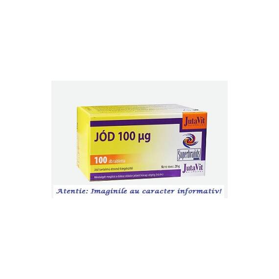 Iod 100 µg 100 tablete JutaVit - - Roveli