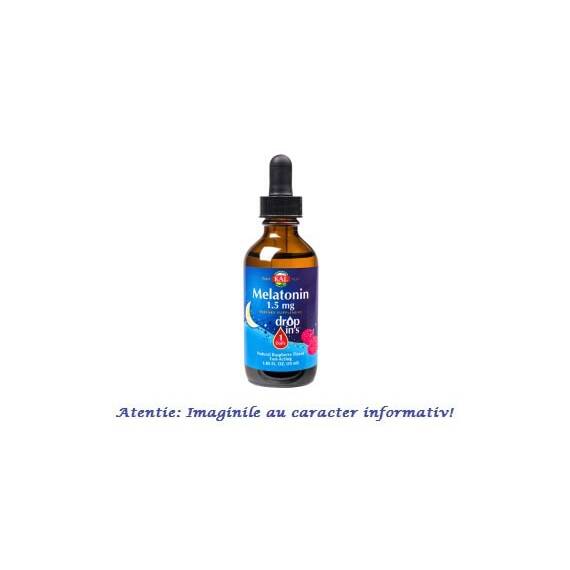 Melatonin 1,5 mg DropIns Picaturi 55 ml Kal Secom - - Roveli