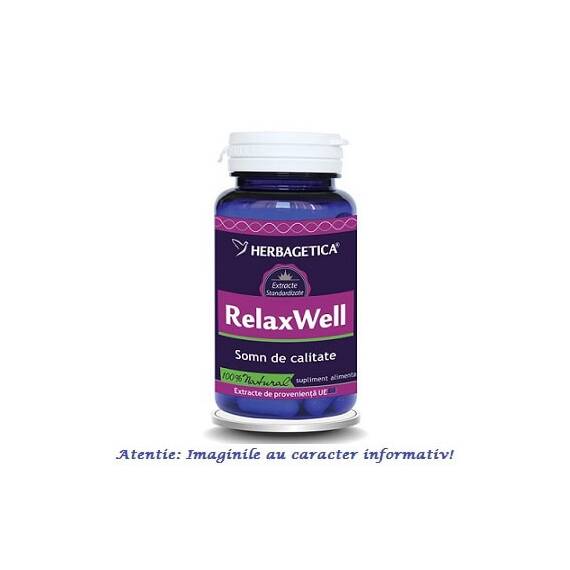 RelaxWell 60 capsule Herbagetica - - Roveli