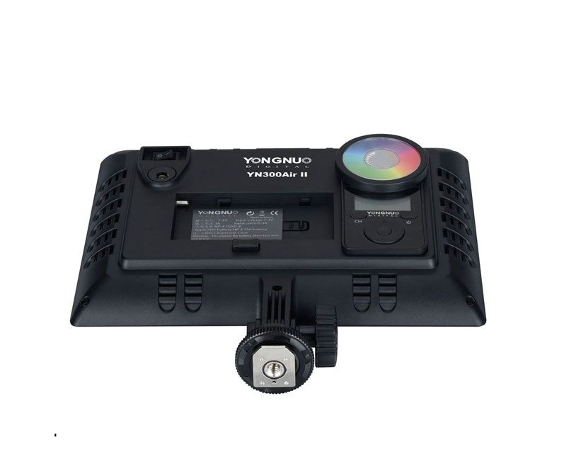 YONGNUO YN300 Air II Ledvideolamp, RGB, 3200-5500K, met afstandsbediening, compatibel met led-camera, fotocamera, led-verlichting (YN300-AirIIRGB