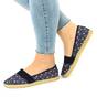 Espadrile de dama comode cu bareta elastica ZJ-13-BLUE-ORANGE, Culoare (12): Albastru, Bej, Portocaliu, Marime (12): 39* - - Roveli
