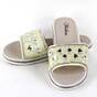 Papuci de dama decorati cu pietre 896-DIAMOND-BEIGE, Culoare (12): Bej, Marime (12): 39 - - Roveli