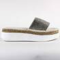 Papuci casual de dama, cu talpa groasa, decorati cu pietre WDI-319-WHITE, Culoare (12): Alb, Marime (12): 39 - - Roveli