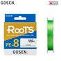 Fir Textil Gosen Roots PE X8 150m 0.153mm-0.202mm Light Green, Varianta (50): Roots PE X8 150m #1.0 0.171mm/9.1kg Light Green - - Roveli