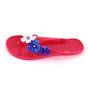 Papuci de copii, flip-flops  FLOWERS #2-7-FUXIA, Culoare (12): Fucsia, Marime (12): 32 - - Roveli