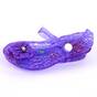 Balerini de copii, perforati, cu bareta si decorati cu floare  F113-PURPLE, Culoare (12): Mov, Marime (12): 33 - - Roveli