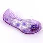 Balerini de copii, moi si usori, cu floare  F-65-PURPLE, Culoare (12): Mov, Marime (12): 34 - - Roveli