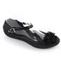 Balerini de dama, din cauciuc, cu funda si bareta H160-BLACK, Culoare (12): Negru, Marime (12): 41 - - Roveli