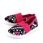 Espadrile de copii, cu imprimeu geometric colorat F-216-FUXIA, Culoare (12): Fucsia, Marime (12): 29 - - Roveli