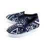 Espadrile de copii, cu imprimeu geometric colorat F-176-NAVY, Culoare (12): Albastru, Marime (12): 34 - - Roveli