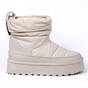 ​Ghete imblanite de dama, cu platforma, din fas Y11-XD9081-01-BEIGE, Culoare (12): Bej, Marime (12): 41 - - Roveli