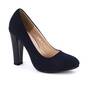 ​Pantofi de dama eleganti, cu varf rotunjit si toc inalt, lacuit SH330-BLUE, Culoare (12): Bleumarin, Marime (12): 35* - - Roveli