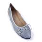 ​Balerini dama cu fundita cu reflexii stralucitoare GRS-1921-SILVER-BLUE, Culoare (12): Argintiu, Bleu, Marime (12): 37 - - Roveli