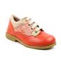 Pantofi casual, de copii , din piele naturala 2635-PORTOCALIU/BEJ, Culoare (12): Bej, Portocaliu, Marime (12): 24 - - Roveli