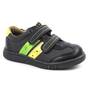 Pantofi sport , pentru copii , din piele naturala , cu talapa cusuta 3229-NEGRU, Culoare (12): Galben, Marime (12): 29 - - Roveli