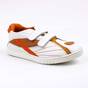 Pantofi casual ,unisex , pentru copii , din piele naturala 3229-MULTICOLOR, Culoare (12): Portocaliu, Marime (12): 34 - - Roveli