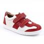Pantofi sport , pentru copii , din piele naturala , cu talpa cusuta 1839-ROSU/ALB/G, Culoare (12): Rosu, Marime (12): 35 - - Roveli