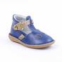 ​Pantofi comozi , pentru copii , decupati , din piele naturala 3208-BLEU1, Culoare (12): Albastru, Marime (12): 25 - - Roveli