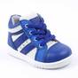 Ghete sport pentru copii , PRIMII PASI , din piele naturala 3234-ALBASTRU/ALB, Culoare (12): Alb, Albastru, Marime (12): 22 - - Roveli