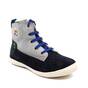 Ghete inalte pentru copii , din piele naturala , cu talpa cusuta  3144-BLUE/BEJ/VERDE/SPALT, Culoare (12): Bleumarin, Marime (12): 29 - - Roveli