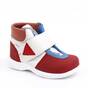 Ghete  de copii, din piele naturala PRIMII PASI  2995-ALB/ROSU/1, Culoare (12): Multicolor, Marime (12): 35 - - Roveli