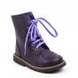 Ghete inalte , imblanite , pentru copii , din piele naturala , cu talpa cusuta 3143-BORDO/MOV, Culoare (12): Mov, Marime (12): 26 - - Roveli