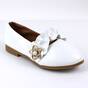 Balerini de copii, moi si confortabili, cu talpa joasa HY-6-WHITE, Culoare (12): Alb, Marime (12): 33 - - Roveli
