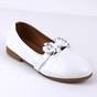 Balerini de copii, moi si confortabili, cu talpa joasa HY-5-WHITE, Culoare (12): Alb, Marime (12): 31 - - Roveli