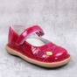 Pantofi usori , de copii , din piele naturala , cu talpa cusuta  PRIMII PASI  3125-FUCSIA, Culoare (12): Fucsia, Marime (12): 18 - - Roveli