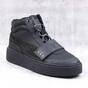 ​Ghete sport, de dama , captusite, din piele naturala , cu talpa groasa , cusuta 7069-NEGRU1, Culoare (12): Negru, Marime (12): 39** - - Roveli