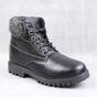 ​Bocanci imblaniti , unisex , din piele naturala , cu bordura de blana 2348-NEGRU14, Culoare (12): Negru, Marime (12): 38 - - Roveli