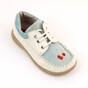 Pantofi usori pentru copii , din piele naturala  3149-ALB/BLEU, Culoare (12): Bleu, Marime (12): 27 - - Roveli
