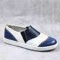 Espadrile usoare pentru copii , din piele naturala 3231-BLEUMARIN/ALB, Culoare (12): Alb, Bleumarin, Marime (12): 32 - - Roveli