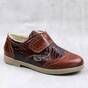 Pantofi stil Oxford , pentru copii , din piele naturala 3228-MARO/R, Culoare (12): Maro, Marime (12): 34 - - Roveli