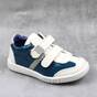 Pantofi sport , pentru copii , din piele naturala , lacuita 1839-BLEU/ALB/L, Culoare (12): Bleu, Marime (12): 24 - - Roveli