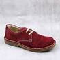 Pantofi unisex , pentru copii , din piele naturala  , intoarsa  853-BORDO/W, Culoare (12): Bordo, Marime (12): 33 - - Roveli