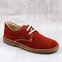 Pantofi unisex , pentru copii , din piele naturala , intoarsa  853-ROSU/1, Culoare (12): Rosu, Marime (12): 31 - - Roveli