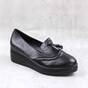 Pantofi de dama , cu platforma , usori si comozi , decorati cu ciucuri  LDY-W36-BLACK, Culoare (12): Negru, Marime (12): 36** - - Roveli