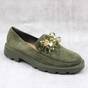 ​Mocasini  casual ,de dama , cu talpa groasa , accesorizati SS-JH321-GREEN, Culoare (12): Verde, Marime (12): 39** - - Roveli