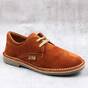 Pantofi unisex , pentru copii , din piele naturala , intoarsa  853-MARO/CA, Culoare (12): Caramiziu, Marime (12): 31 - - Roveli