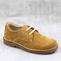 Pantofi unisex , pentru copii , din piele naturala , intoarsa 853-MARO/B, Culoare (12): Camel, Marime (12): 32 - - Roveli
