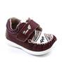 Pantofi " PRIMII PASI ", din piele naturala , moi si usori 369-BORDO/ALB/3, Culoare (12): Alb, Bordo, Marime (12): 23 - - Roveli