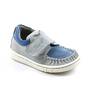 Pantofi " PRIMII PASI ", din piele naturala , moi si usori 369-GRI/BLEU/X, Culoare (12): Bleu, Marime (12): 35 - - Roveli