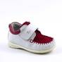 Pantofi " PRIMII PASI ", din piele naturala , moi si usori 369-ALB/FUCSIA/1, Culoare (12): Fucsia, Marime (12): 35 - - Roveli